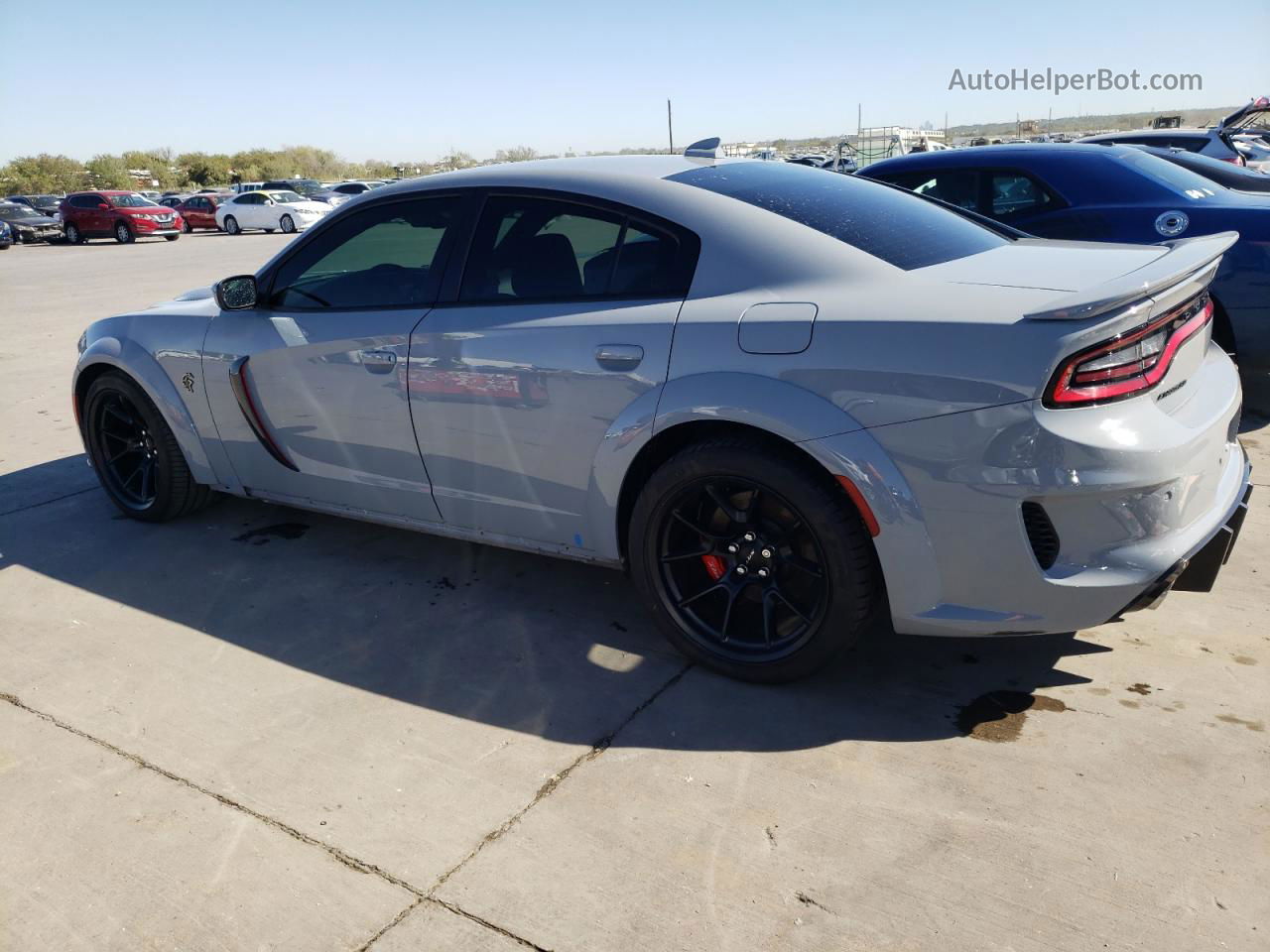 2021 Dodge Charger Srt Hellcat Gray vin: 2C3CDXL92MH524650