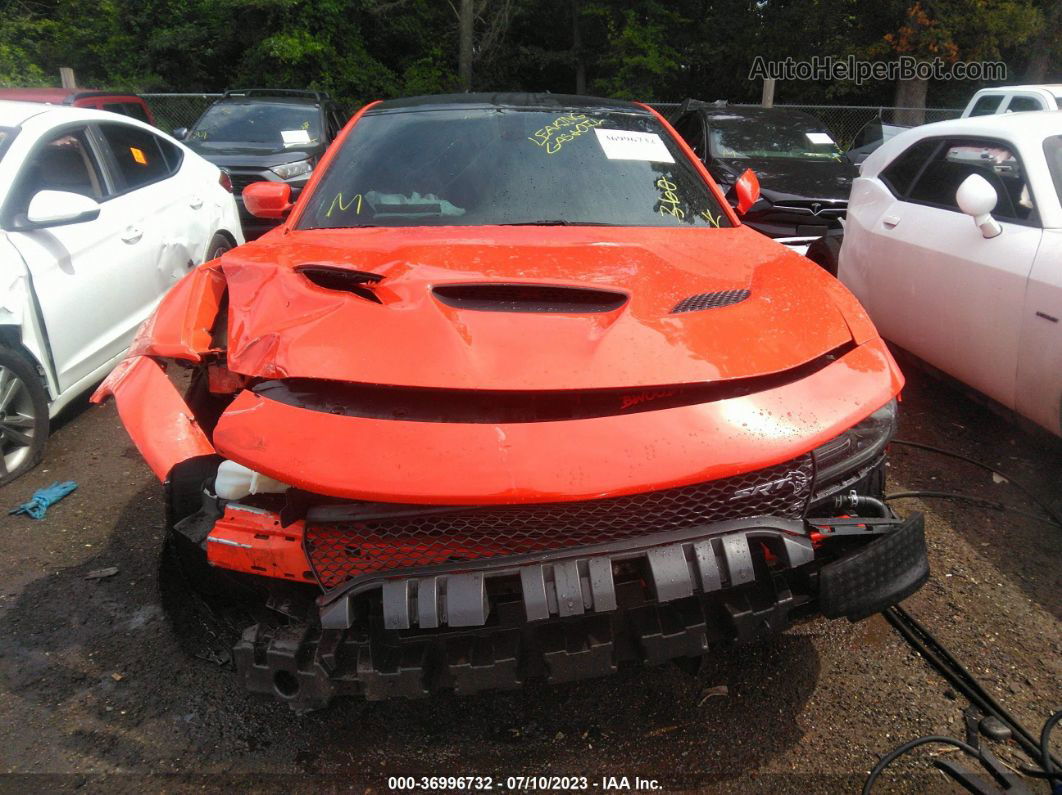 2016 Dodge Charger Srt Hellcat Оранжевый vin: 2C3CDXL93GH354464