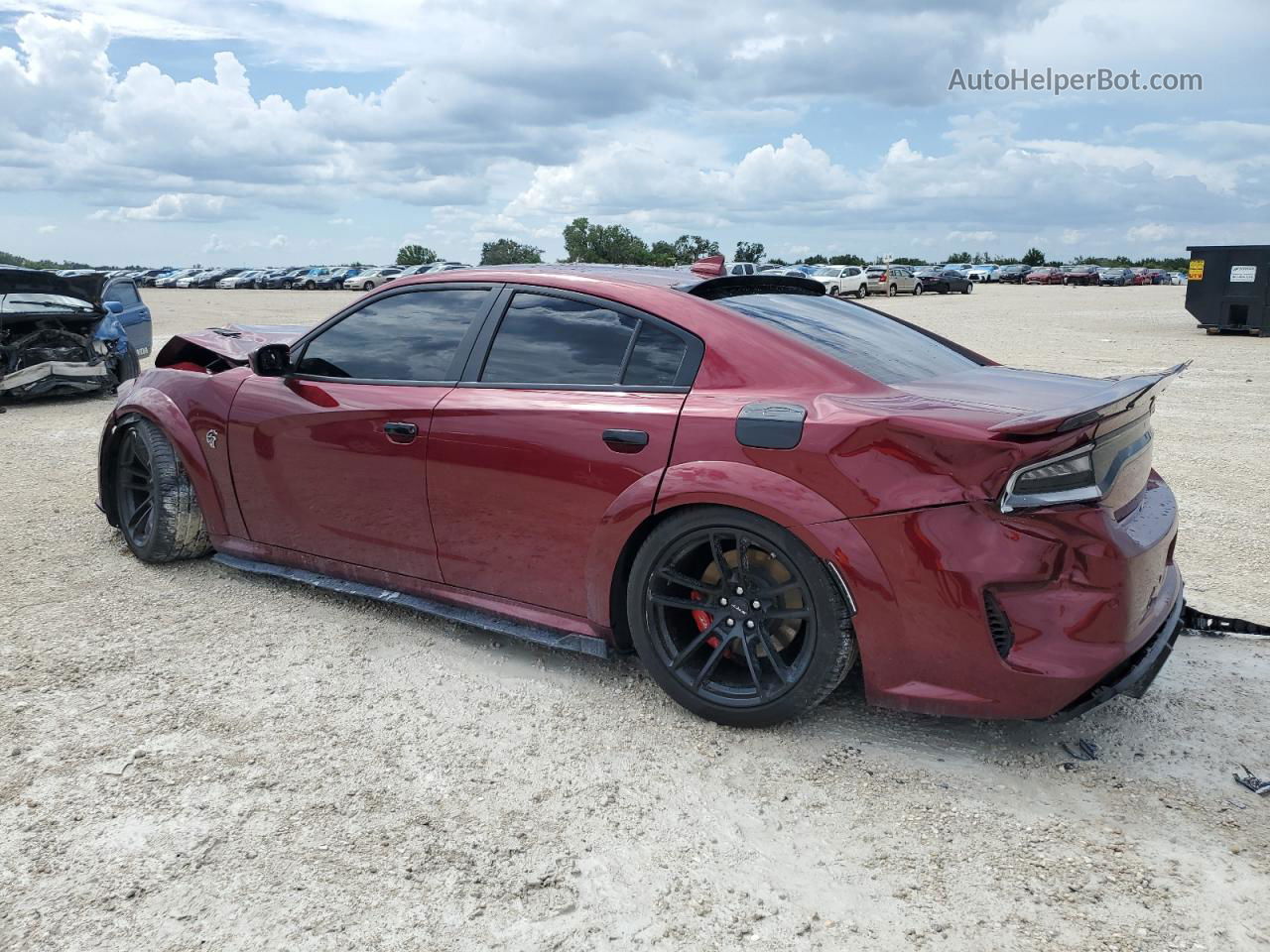 2021 Dodge Charger Srt Hellcat Burgundy vin: 2C3CDXL93MH600408