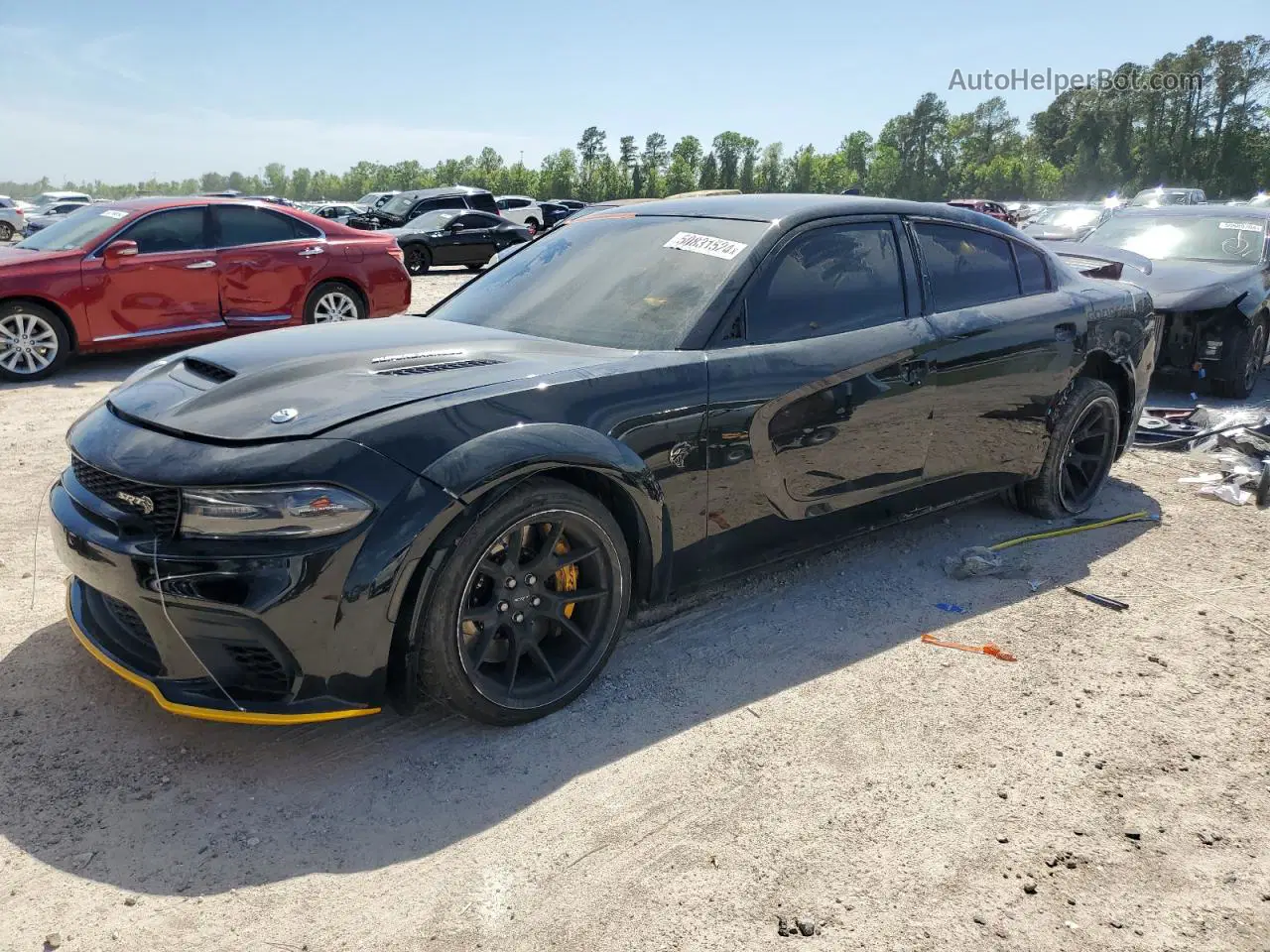 2021 Dodge Charger Srt Hellcat Black vin: 2C3CDXL93MH630167