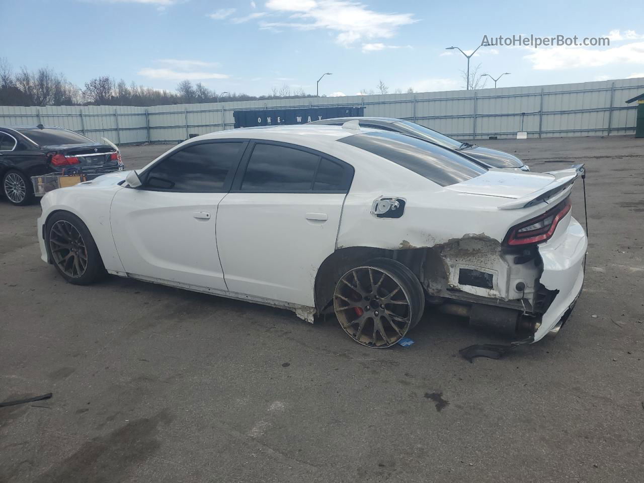 2017 Dodge Charger Srt Hellcat White vin: 2C3CDXL94HH641846