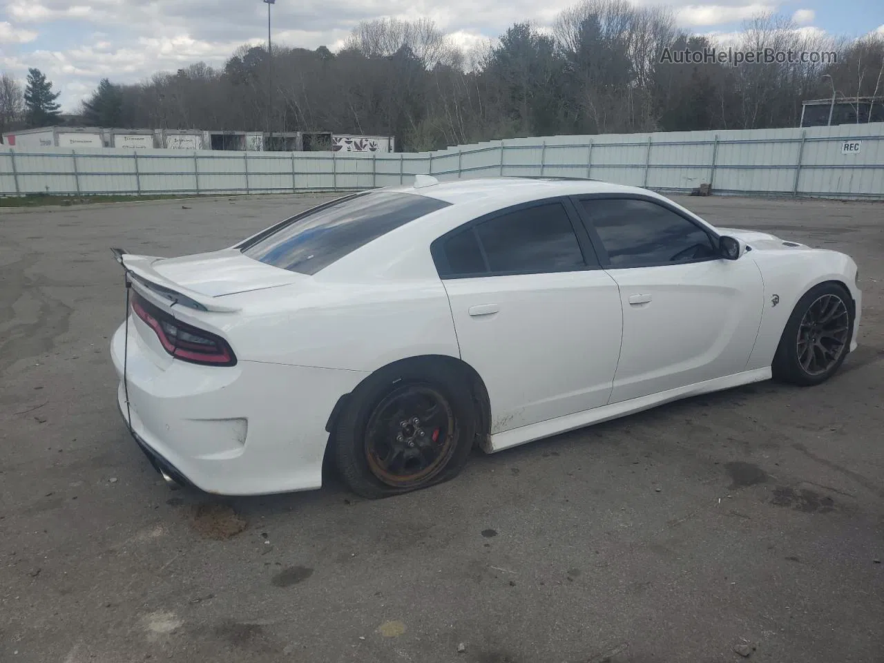 2017 Dodge Charger Srt Hellcat White vin: 2C3CDXL94HH641846