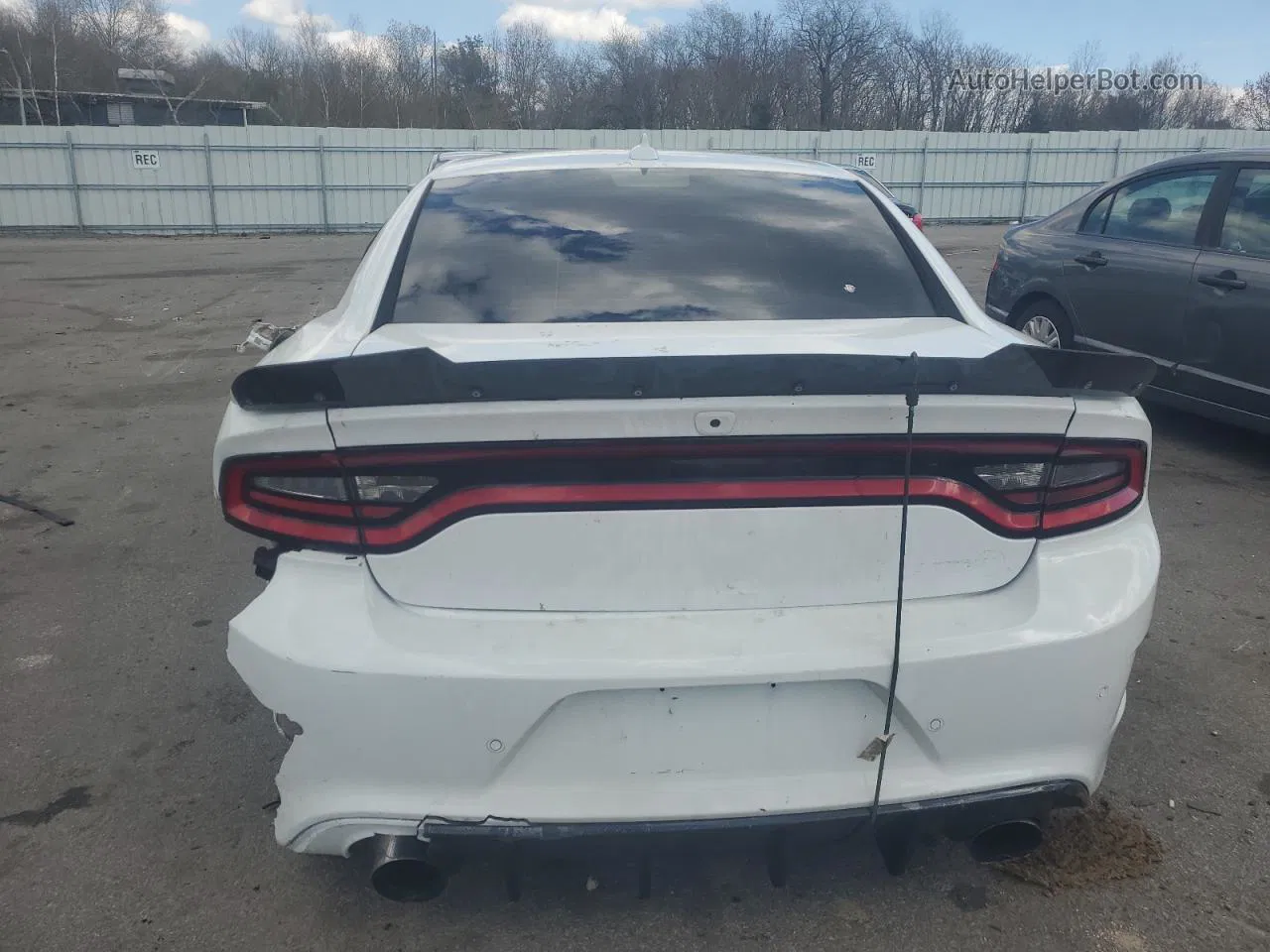 2017 Dodge Charger Srt Hellcat White vin: 2C3CDXL94HH641846