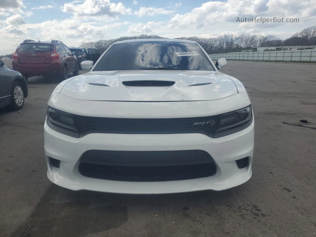 2017 Dodge Charger Srt Hellcat White vin: 2C3CDXL94HH641846