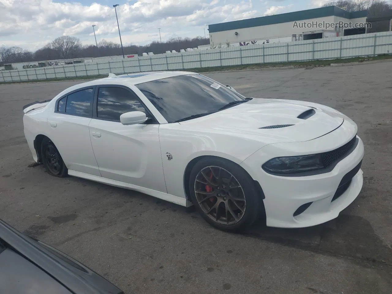 2017 Dodge Charger Srt Hellcat White vin: 2C3CDXL94HH641846