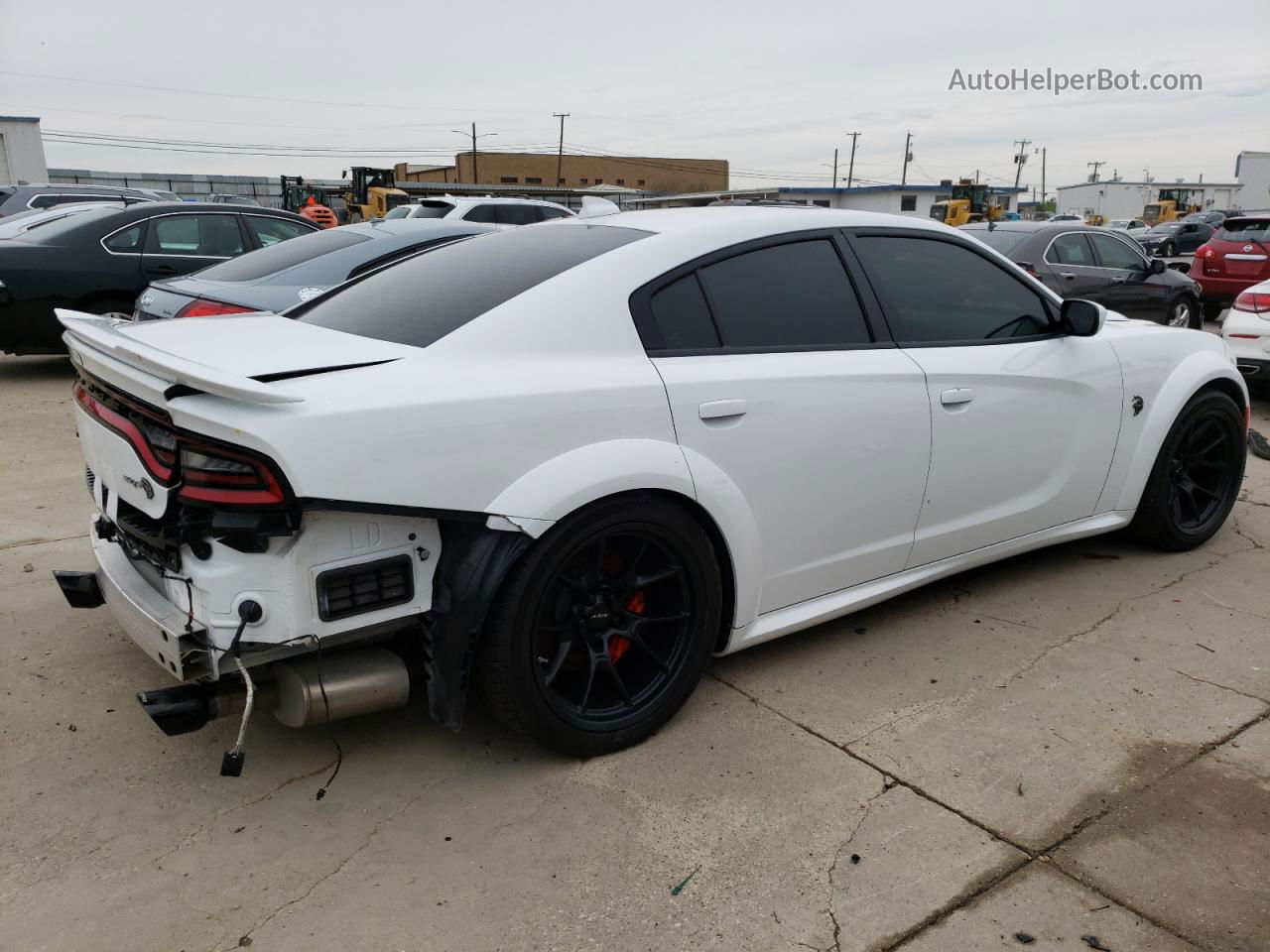 2021 Dodge Charger Srt Hellcat White vin: 2C3CDXL94MH563210