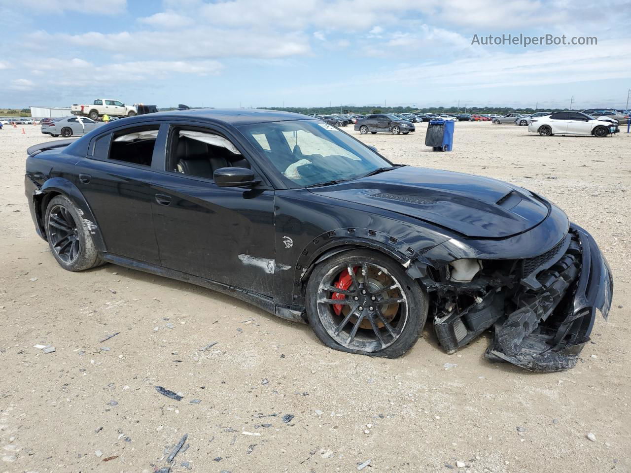 2021 Dodge Charger Srt Hellcat Black vin: 2C3CDXL94MH601924