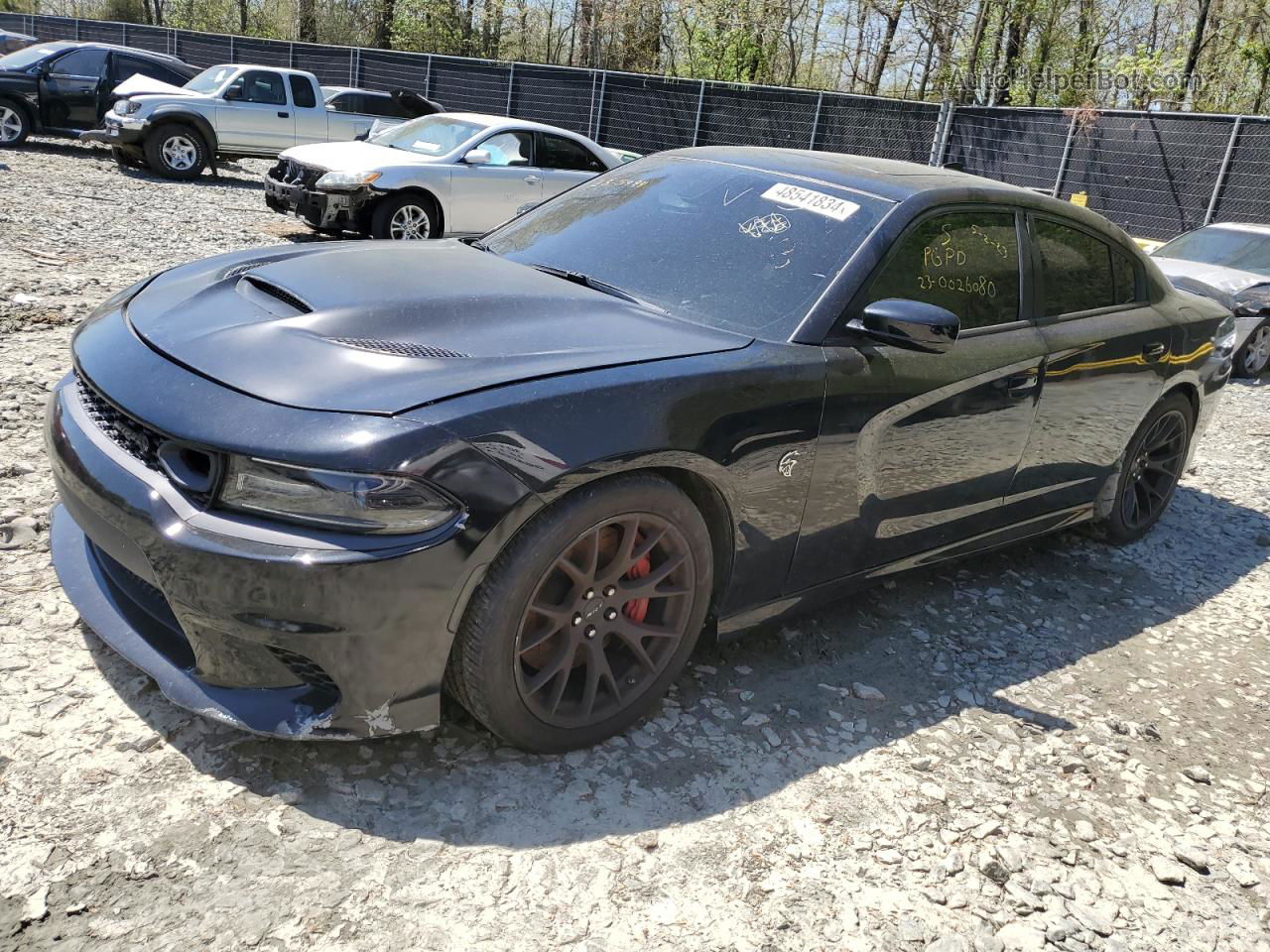 2016 Dodge Charger Srt Hellcat Black vin: 2C3CDXL95GH317464