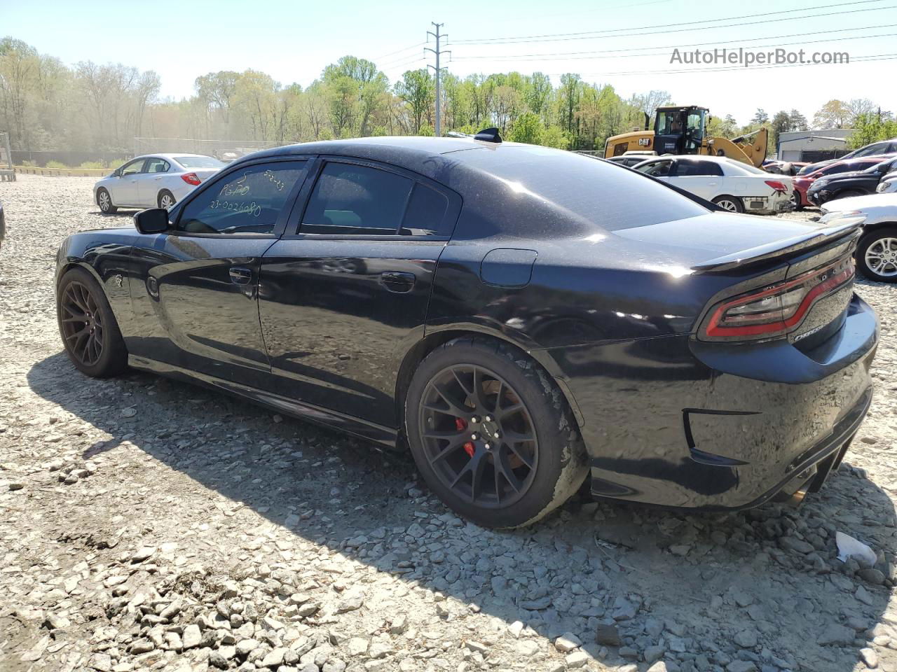 2016 Dodge Charger Srt Hellcat Черный vin: 2C3CDXL95GH317464