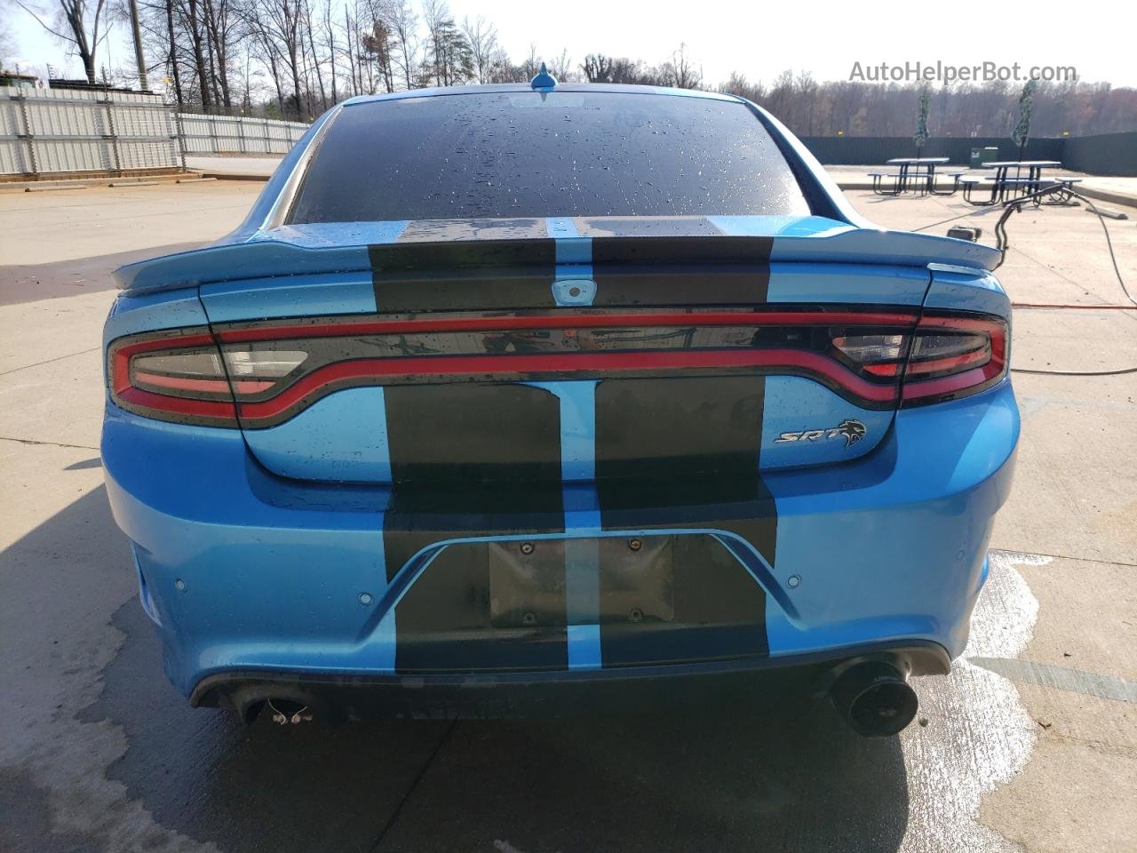 2018 Dodge Charger Srt Hellcat Blue vin: 2C3CDXL95JH312031