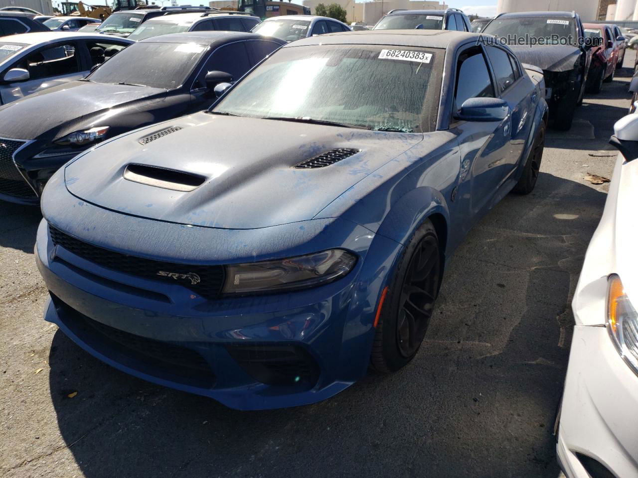 2021 Dodge Charger Srt Hellcat Blue vin: 2C3CDXL95MH500536