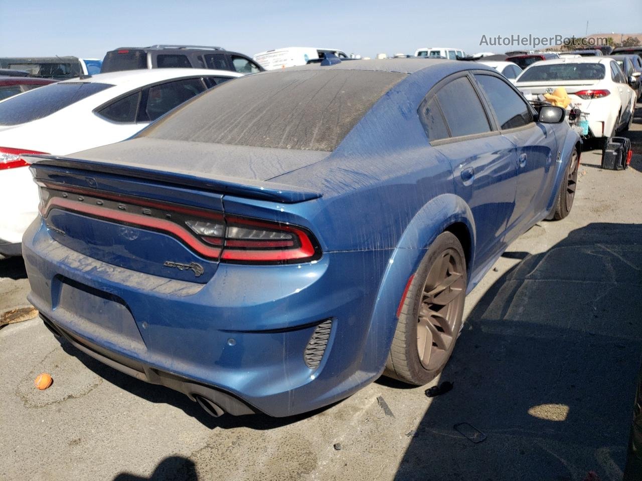 2021 Dodge Charger Srt Hellcat Blue vin: 2C3CDXL95MH500536