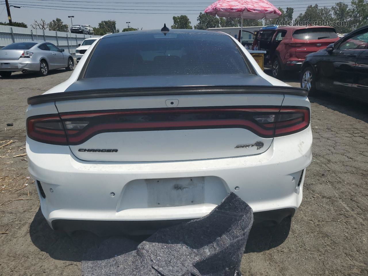 2021 Dodge Charger Srt Hellcat White vin: 2C3CDXL95MH500732