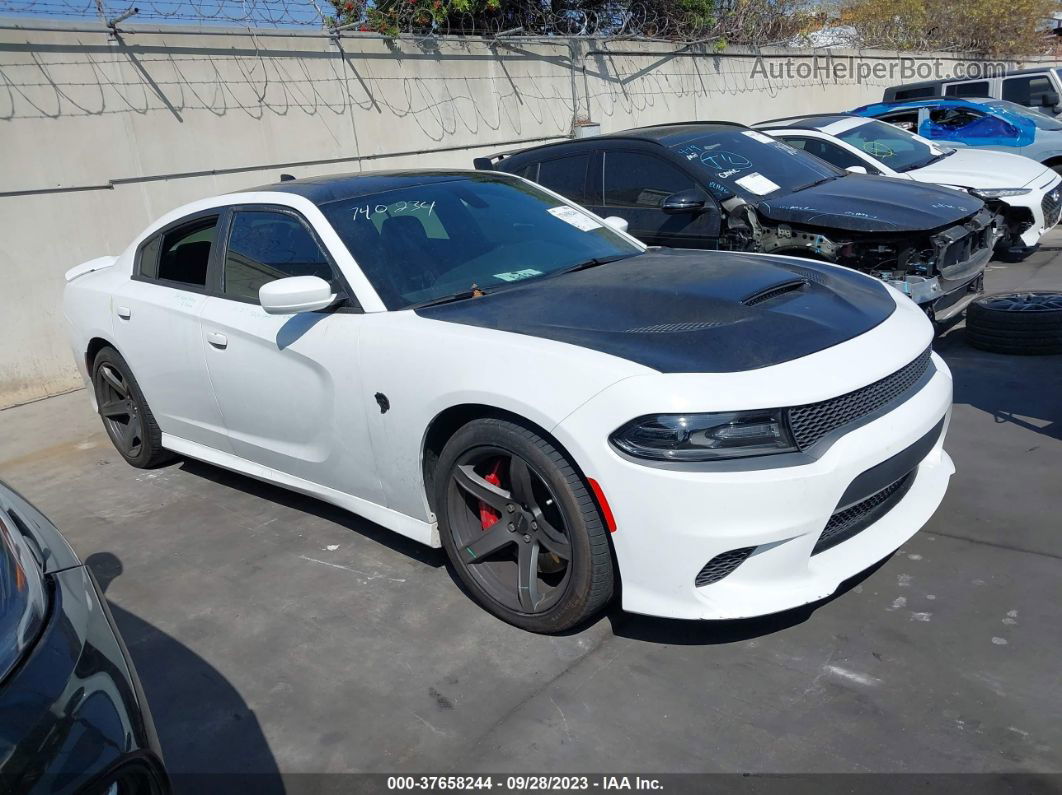 2018 Dodge Charger Srt Hellcat White vin: 2C3CDXL96JH172720