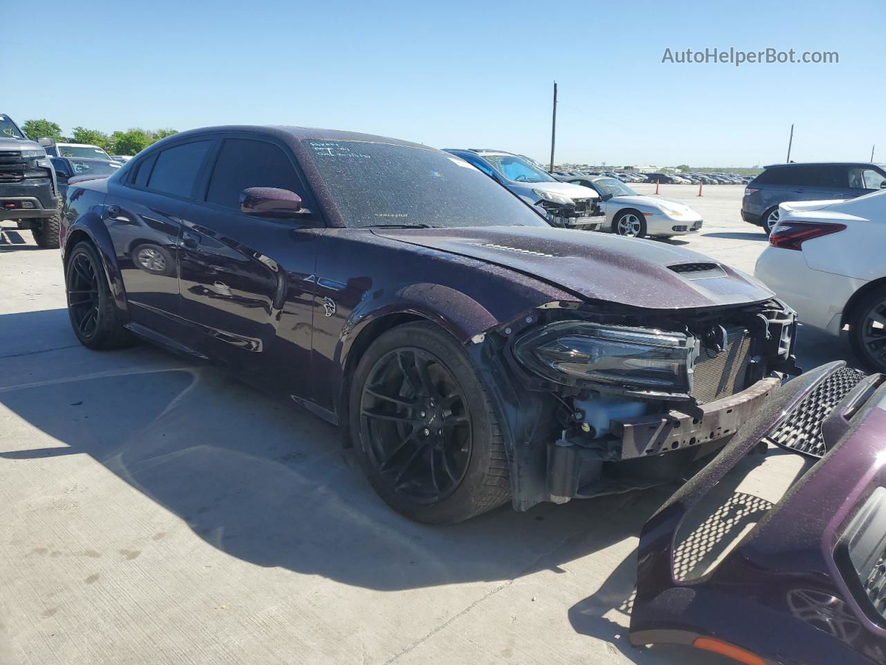 2021 Dodge Charger Srt Hellcat Purple vin: 2C3CDXL97MH620323