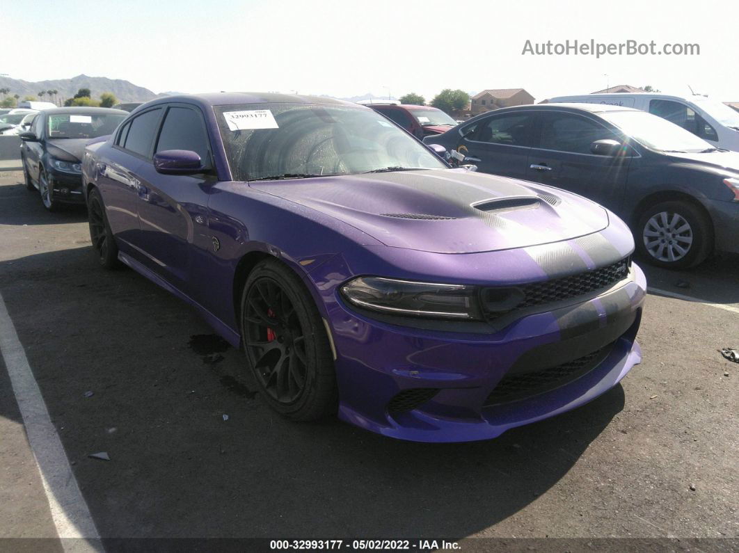 2016 Dodge Charger Srt Hellcat Фиолетовый vin: 2C3CDXL98GH162988