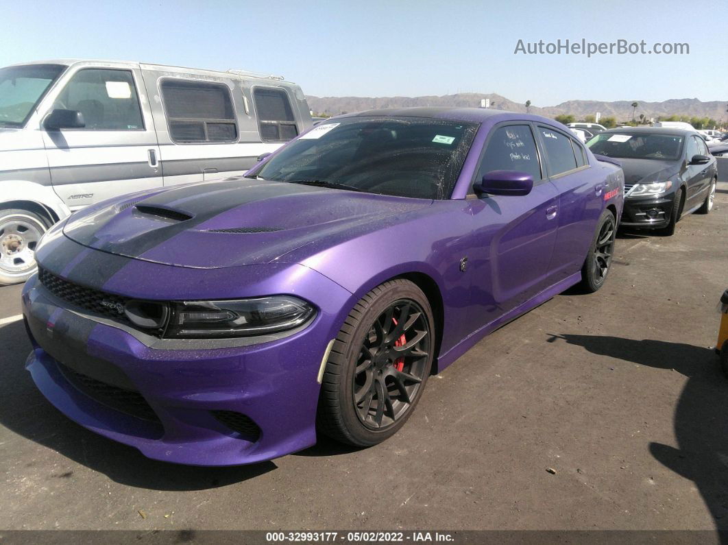 2016 Dodge Charger Srt Hellcat Фиолетовый vin: 2C3CDXL98GH162988