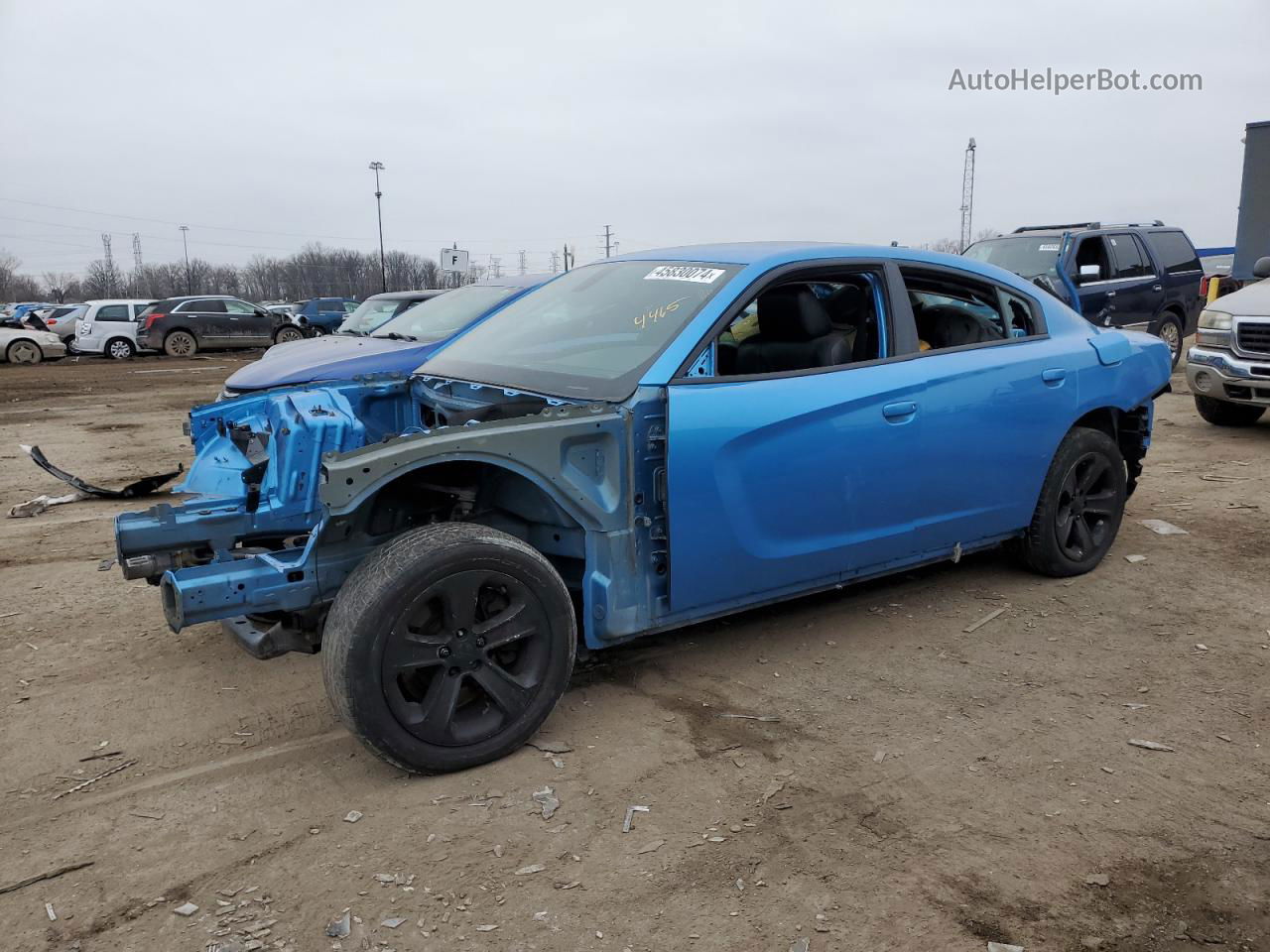 2016 Dodge Charger Srt Hellcat Blue vin: 2C3CDXL98GH164465