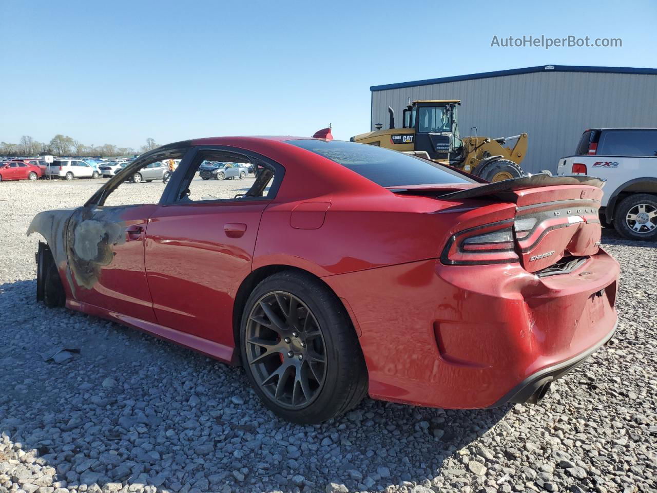 2017 Dodge Charger Srt Hellcat Red vin: 2C3CDXL99HH634150