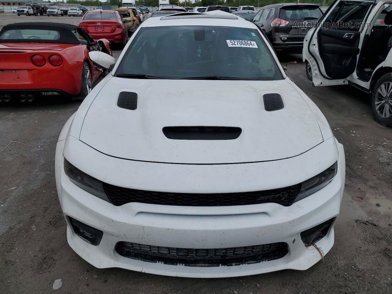 2021 Dodge Charger Srt Hellcat White vin: 2C3CDXL99MH531370