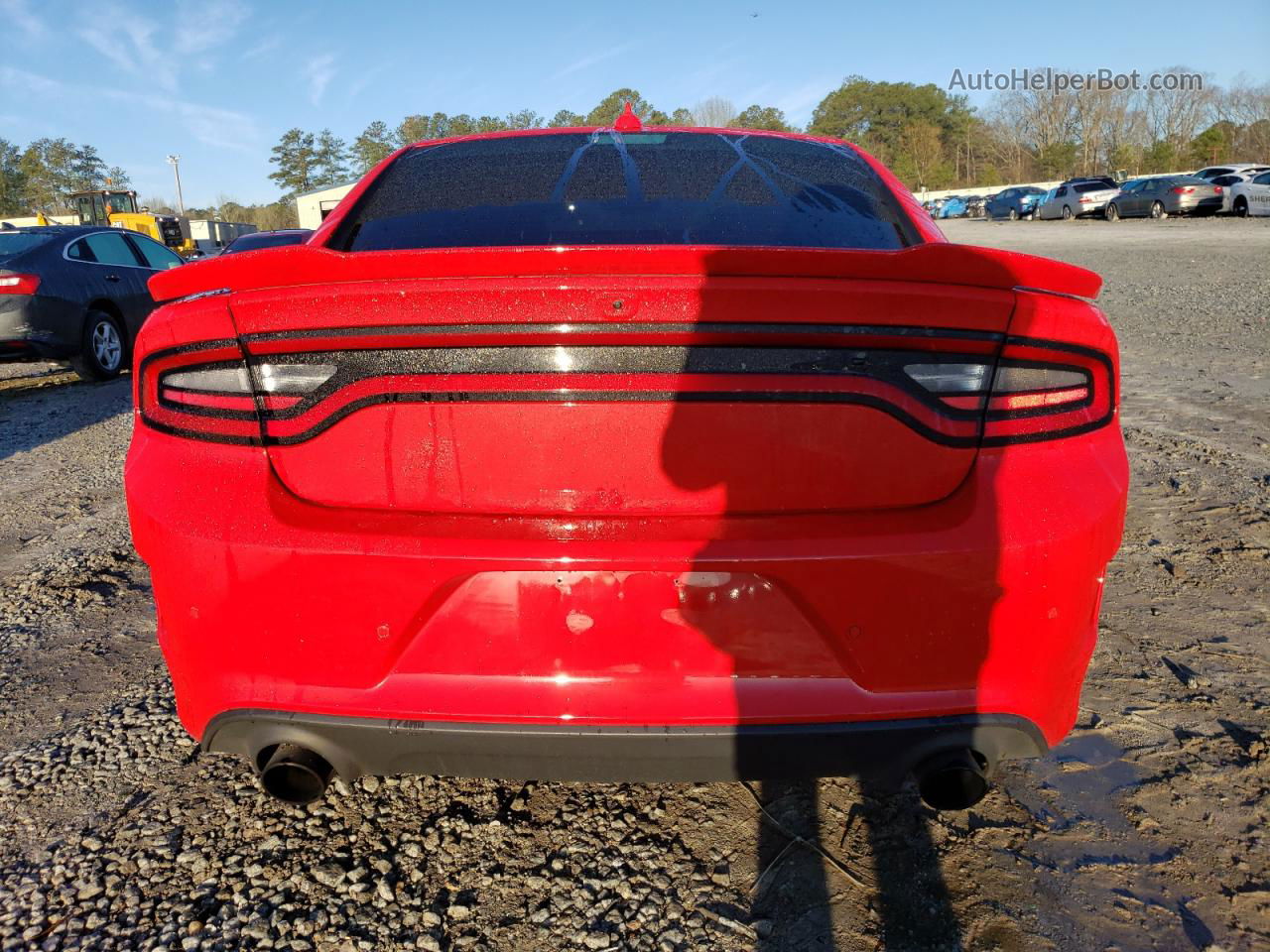 2016 Dodge Charger Srt Hellcat Красный vin: 2C3CDXL9XGH301521