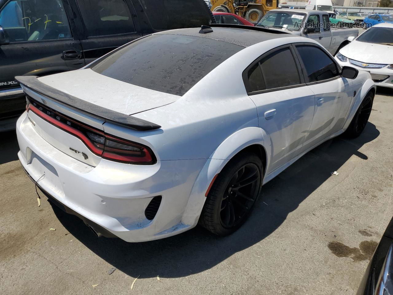 2021 Dodge Charger Srt Hellcat Серебряный vin: 2C3CDXL9XMH601913