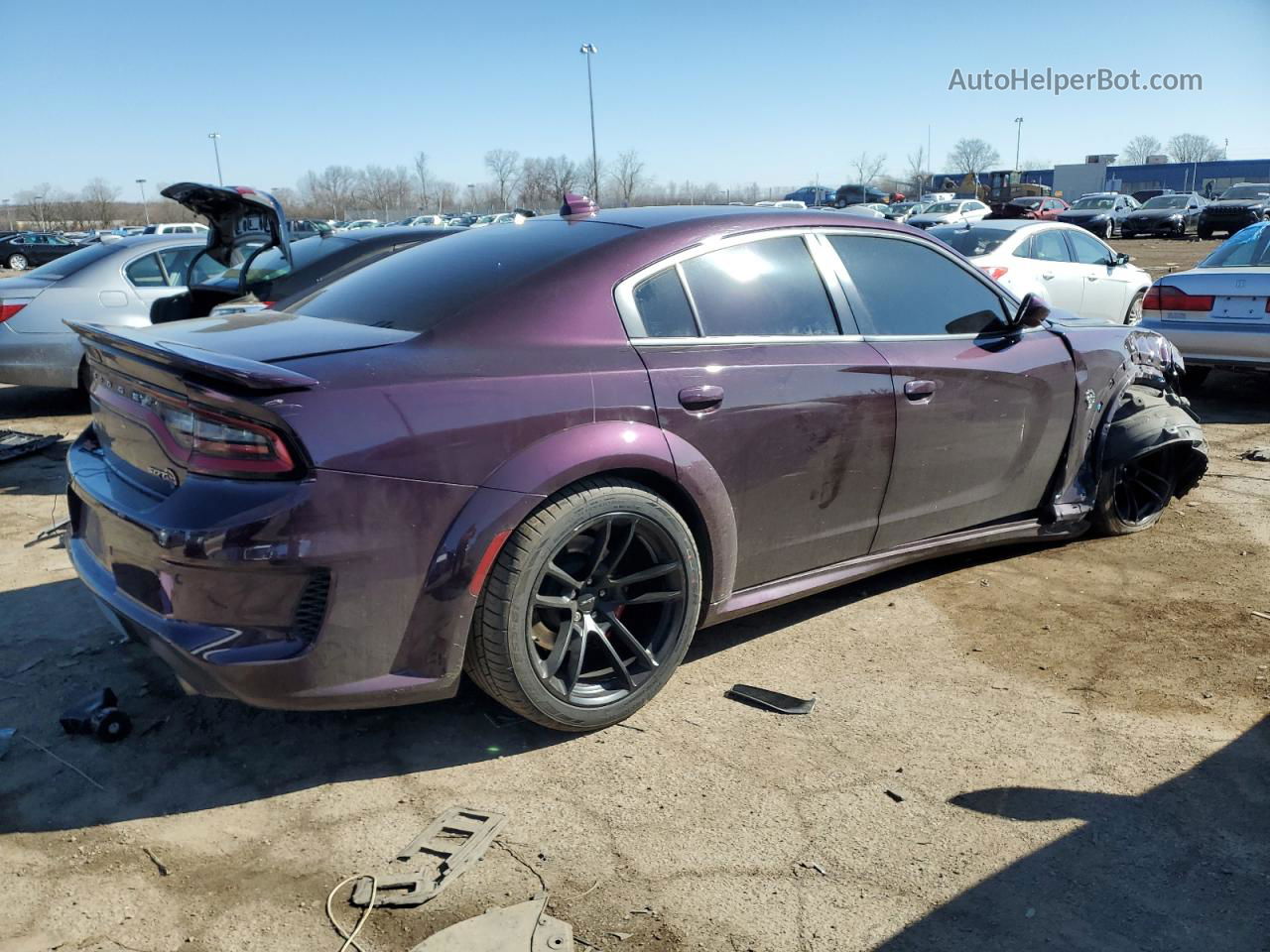 2021 Dodge Charger Srt Hellcat Purple vin: 2C3CDXL9XMH619263