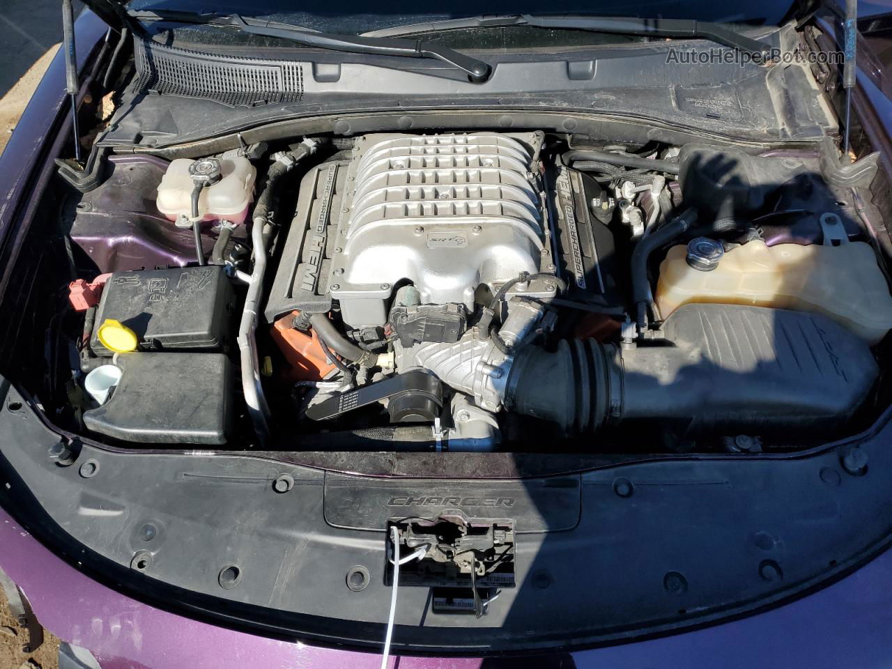 2021 Dodge Charger Srt Hellcat Фиолетовый vin: 2C3CDXL9XMH619263
