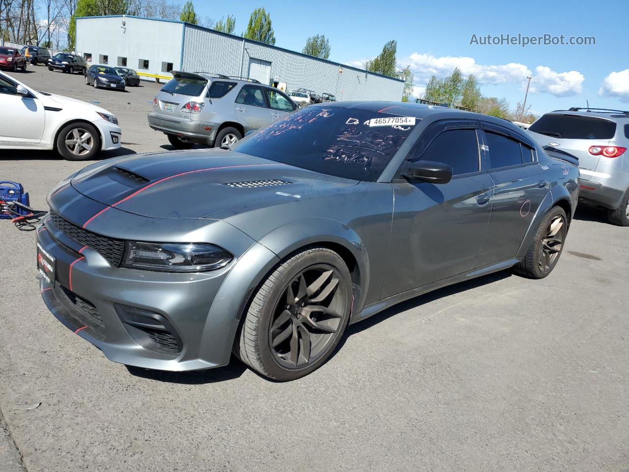 2021 Dodge Charger Srt Hellcat Серый vin: 2C3CDXL9XMH622955