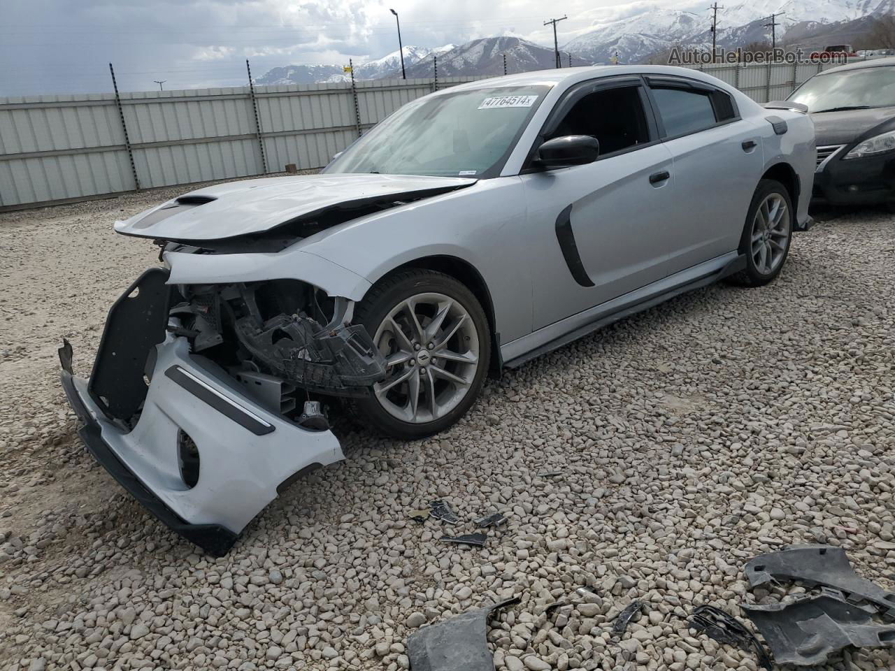 2021 Dodge Charger Gt Silver vin: 2C3CDXMG2MH582044