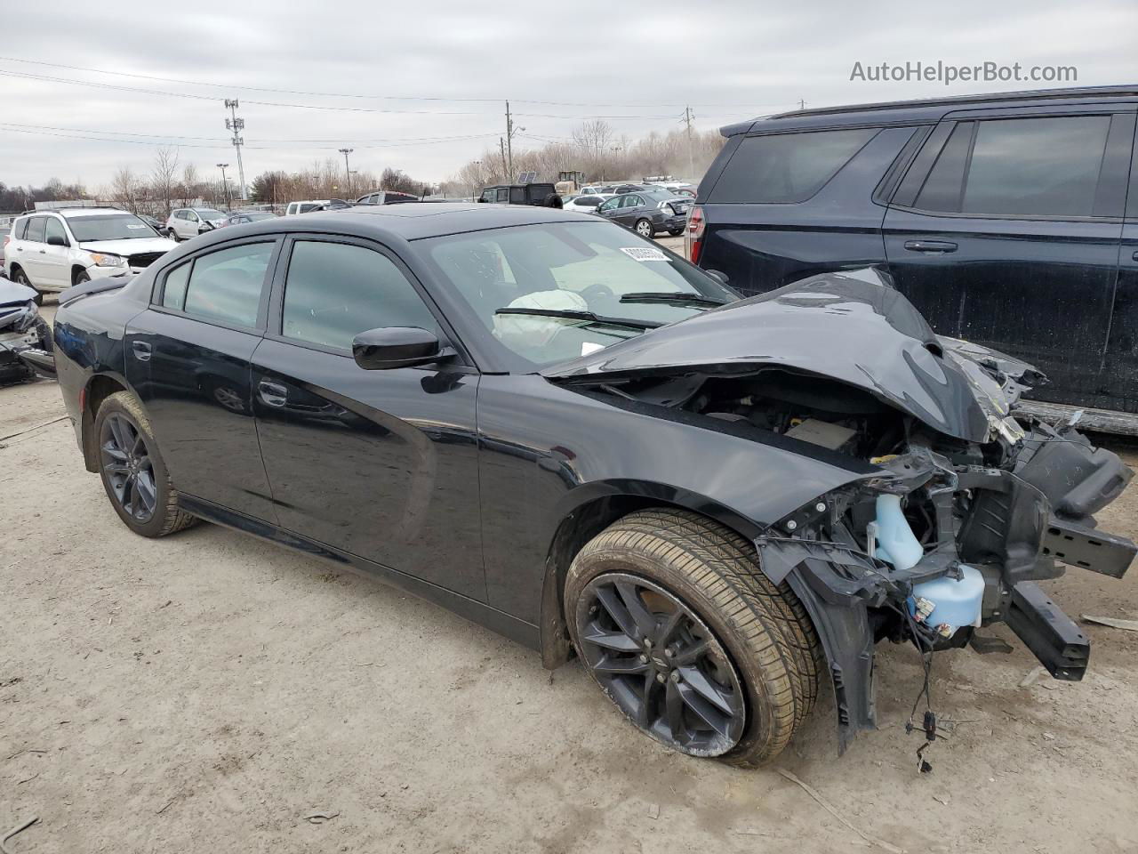 2021 Dodge Charger Gt Black vin: 2C3CDXMG6MH606216