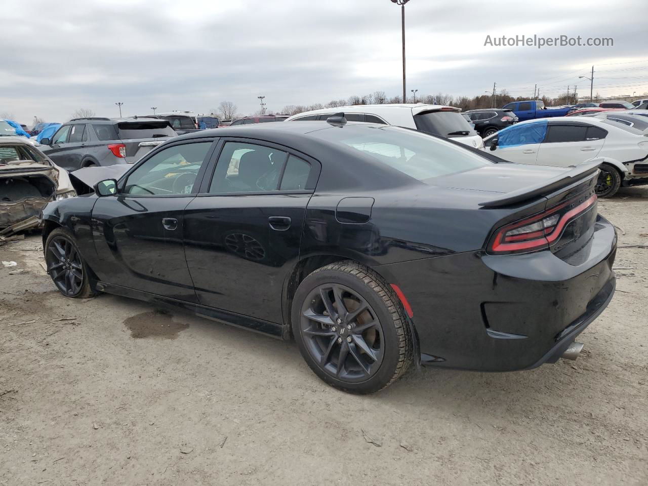 2021 Dodge Charger Gt Black vin: 2C3CDXMG6MH606216