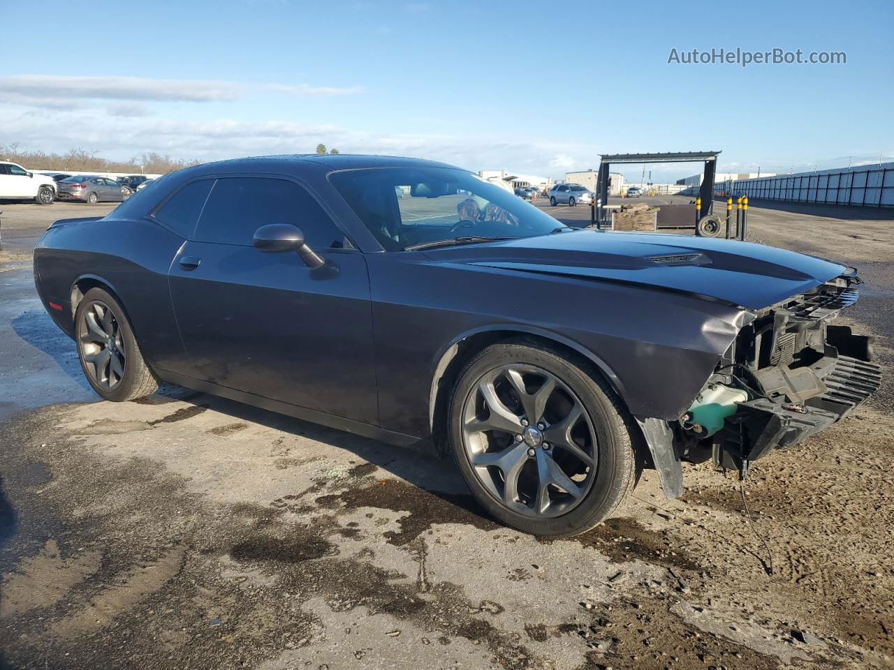 2015 Dodge Challenger Sxt Gray vin: 2C3CDZAG0FH702412