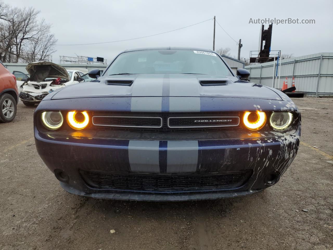 2015 Dodge Challenger Sxt Blue vin: 2C3CDZAG0FH705505