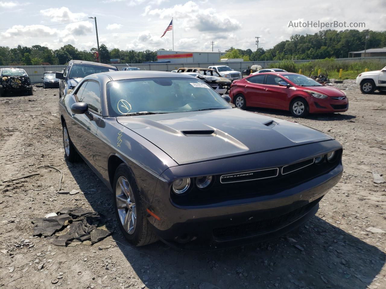 2015 Dodge Challenger Sxt Угольный vin: 2C3CDZAG0FH719923