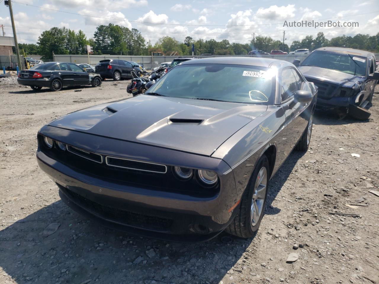 2015 Dodge Challenger Sxt Угольный vin: 2C3CDZAG0FH719923