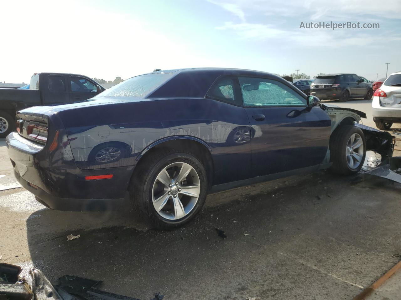 2015 Dodge Challenger Sxt Blue vin: 2C3CDZAG0FH811470