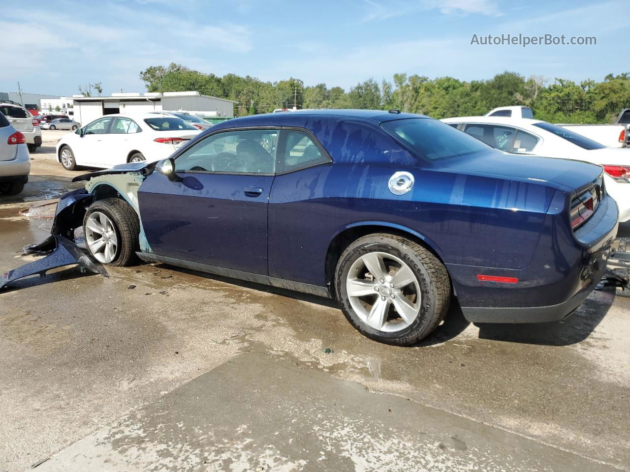 2015 Dodge Challenger Sxt Blue vin: 2C3CDZAG0FH811470