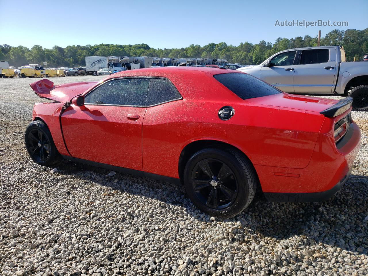 2015 Dodge Challenger Sxt Red vin: 2C3CDZAG0FH816331