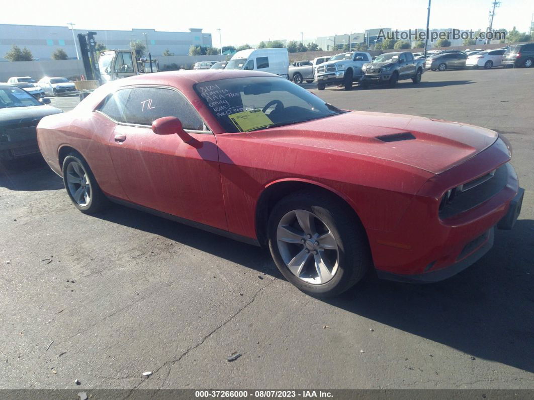 2015 Dodge Challenger Sxt Red vin: 2C3CDZAG0FH839575