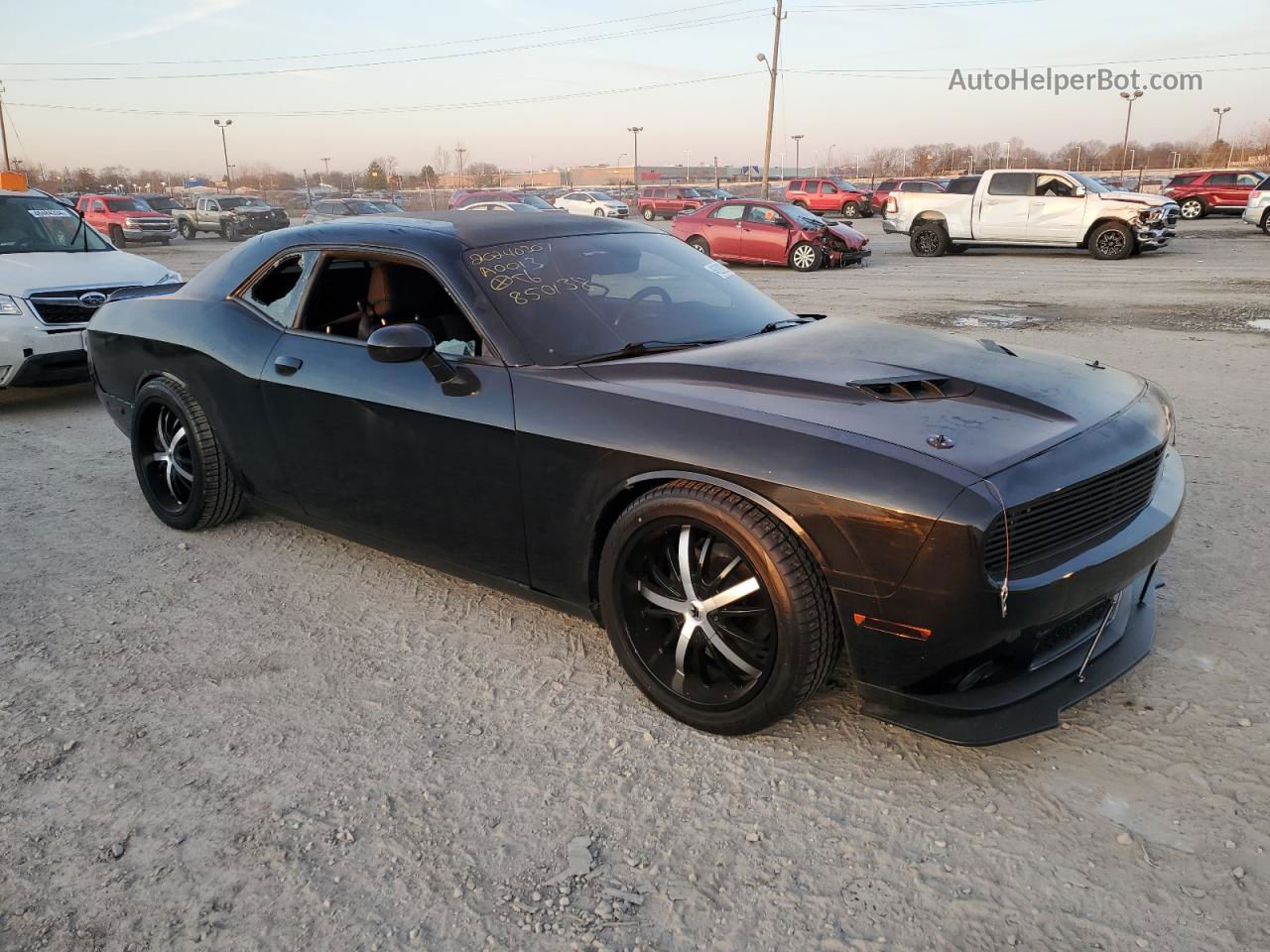 2015 Dodge Challenger Sxt Black vin: 2C3CDZAG0FH850138