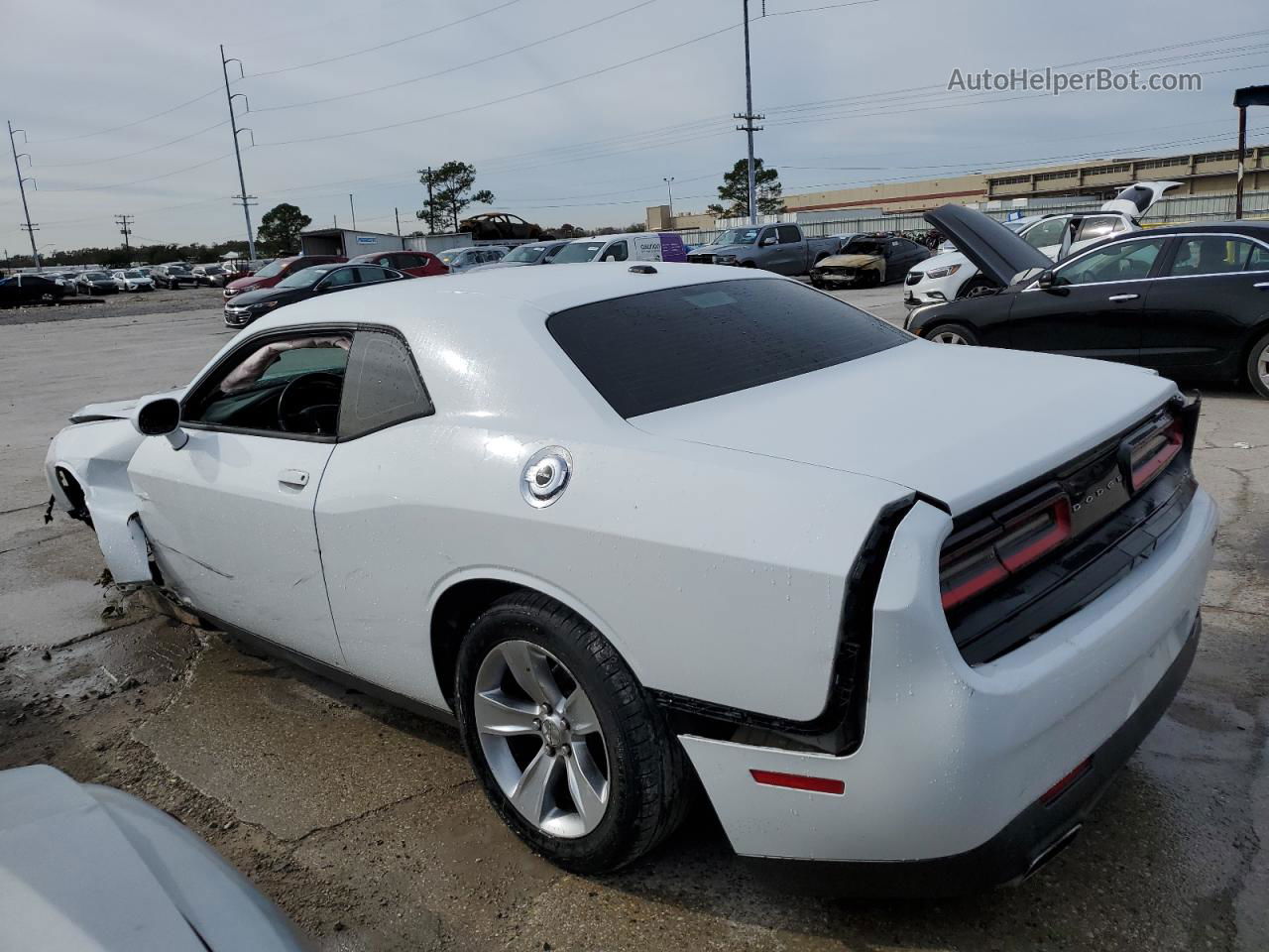 2015 Dodge Challenger Sxt White vin: 2C3CDZAG0FH928076