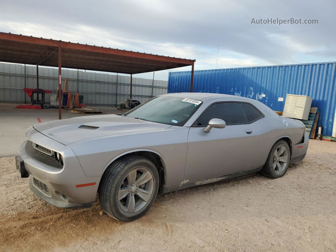 2016 Dodge Challenger Sxt Gray vin: 2C3CDZAG0GH100756