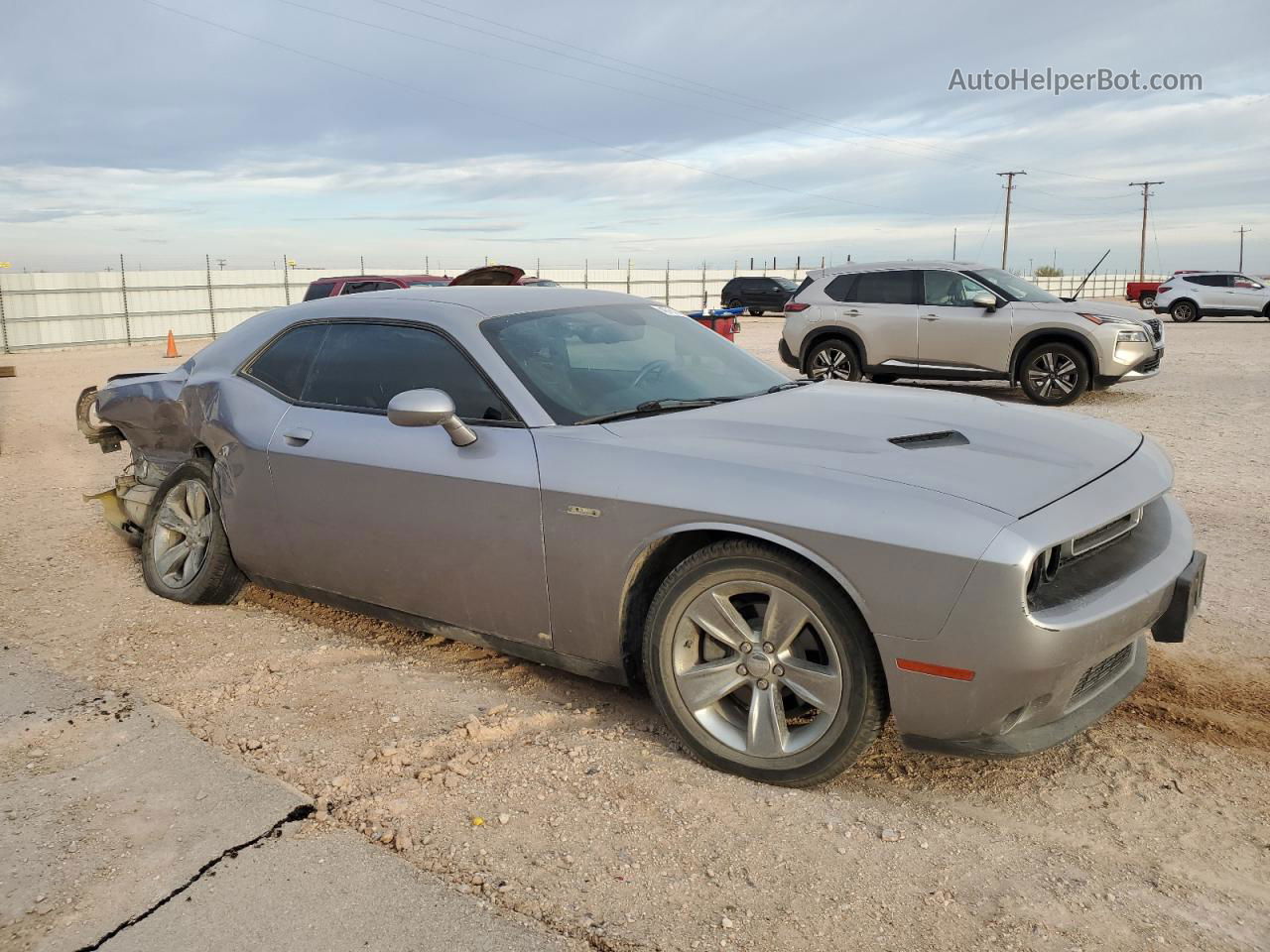 2016 Dodge Challenger Sxt Gray vin: 2C3CDZAG0GH100756