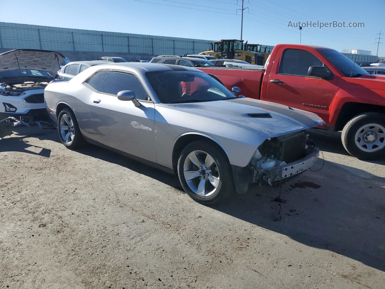 2016 Dodge Challenger Sxt Серебряный vin: 2C3CDZAG0GH124667