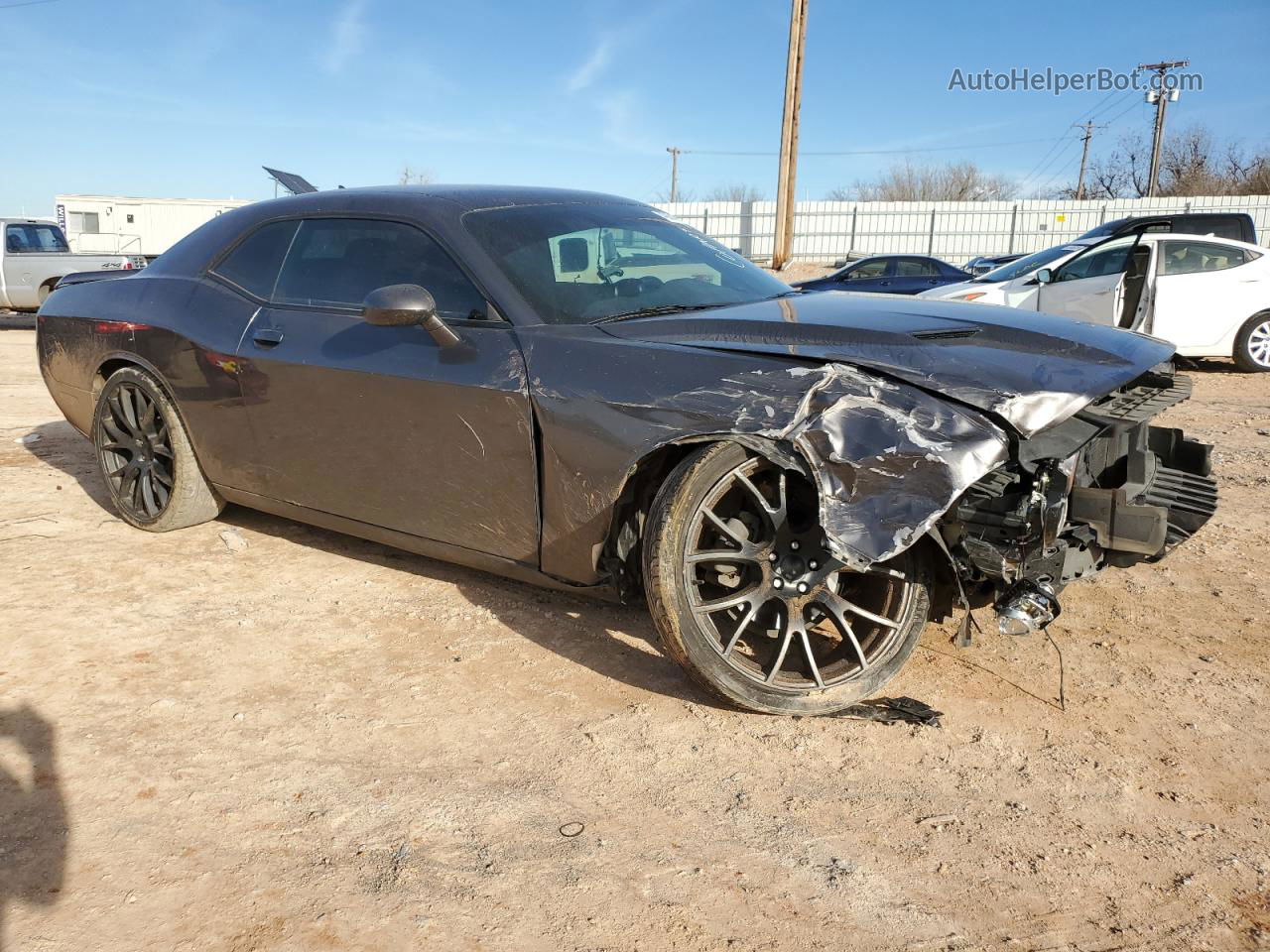 2016 Dodge Challenger Sxt Угольный vin: 2C3CDZAG0GH129142