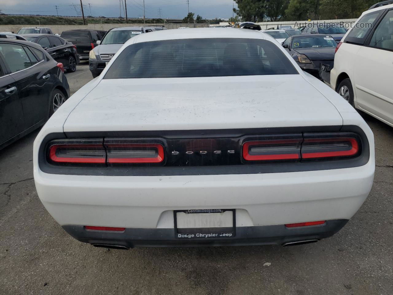 2016 Dodge Challenger Sxt White vin: 2C3CDZAG0GH131165