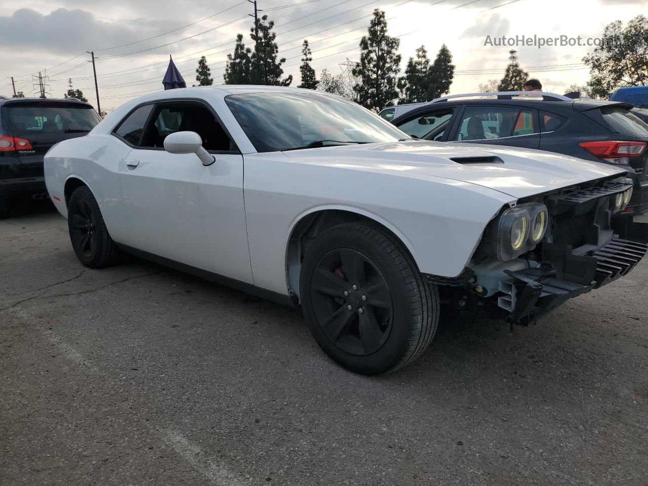 2016 Dodge Challenger Sxt White vin: 2C3CDZAG0GH131165