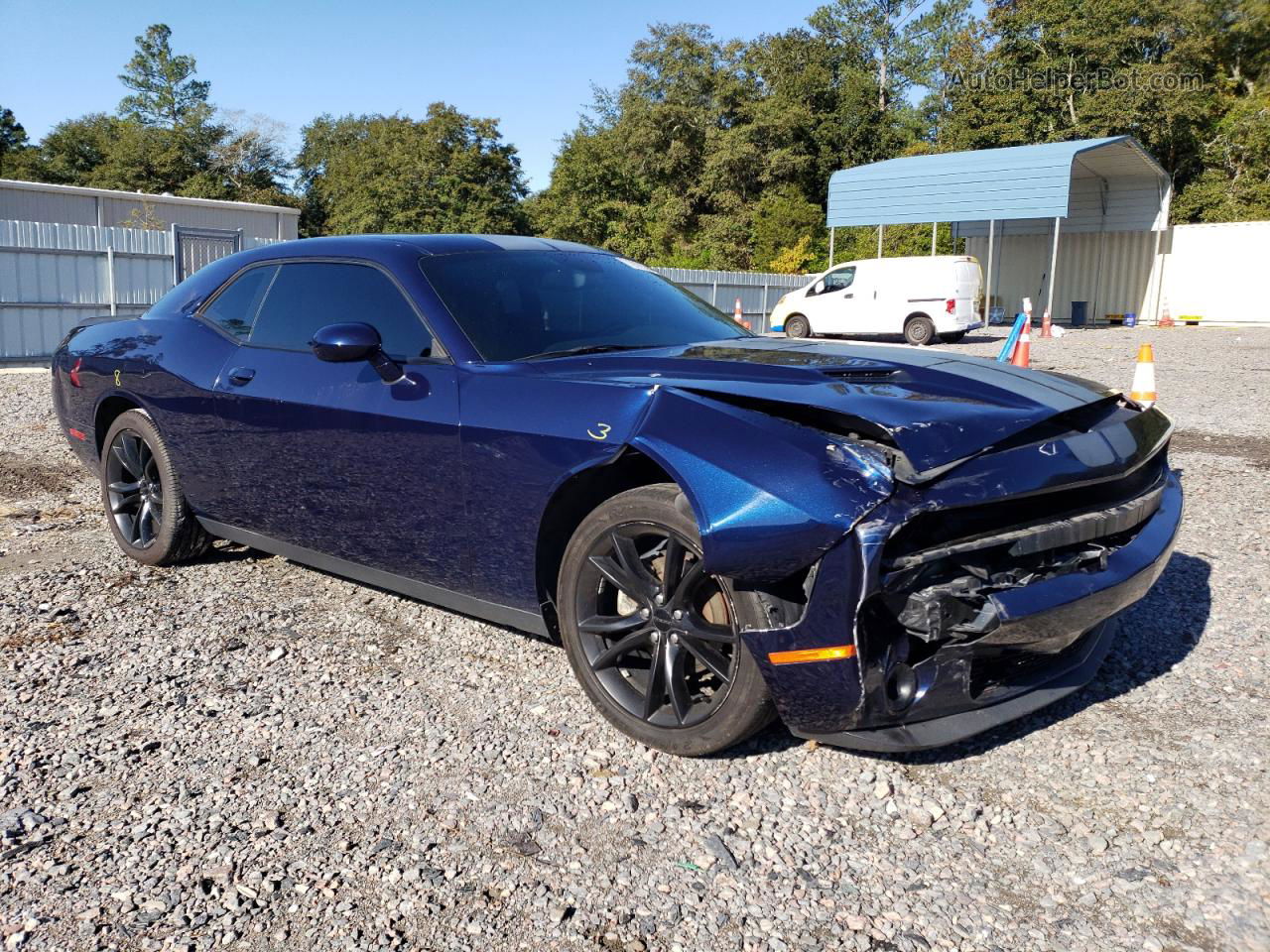 2016 Dodge Challenger Sxt Blue vin: 2C3CDZAG0GH256084