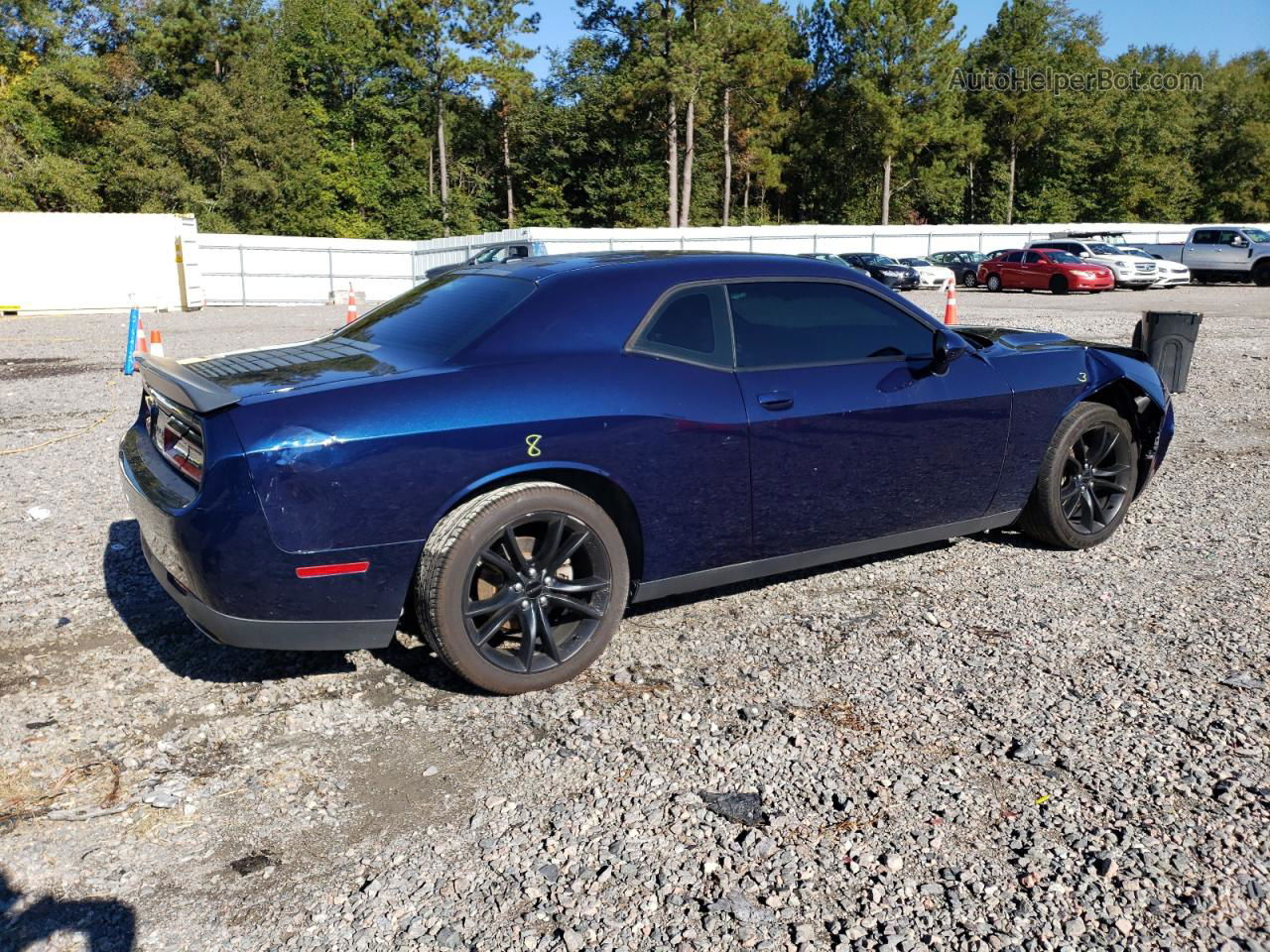 2016 Dodge Challenger Sxt Blue vin: 2C3CDZAG0GH256084